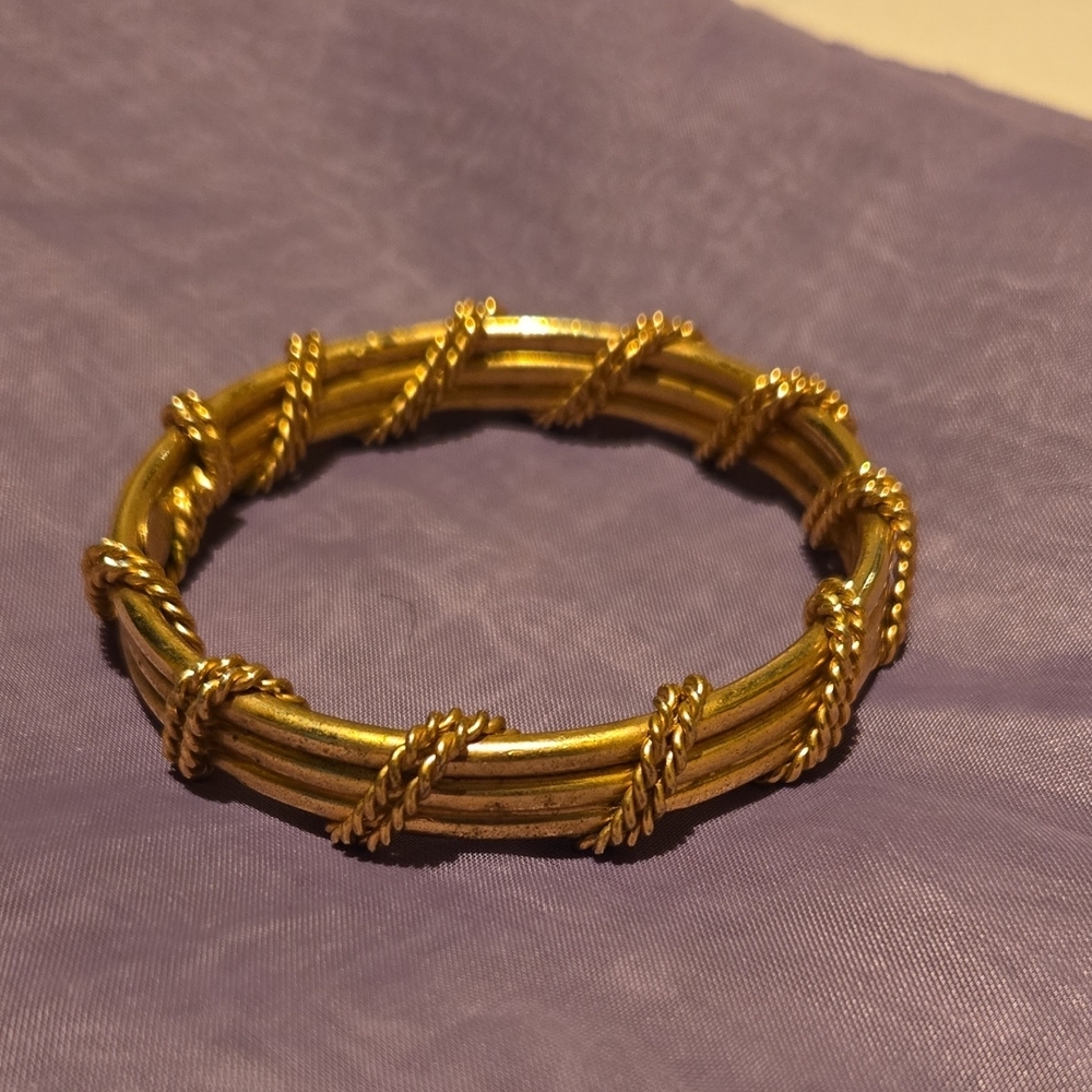 Alice Caviness Goldtone Bangle